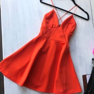 Orange summer dress 🍑